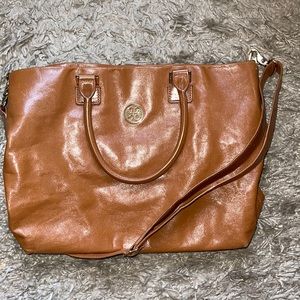 Tory Burch Camel Side Bag